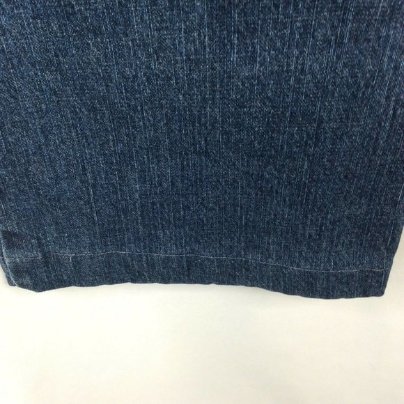Columbia Lean Boot Cut Jeans Womens Size 12 Dark Wash Denim 34x31 - Picture 7 of 8